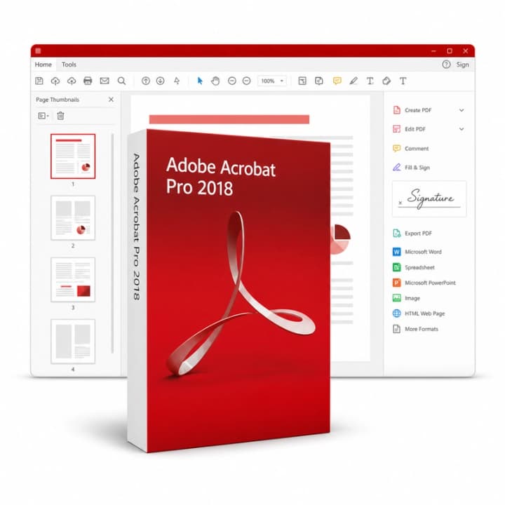 Adobe Acrobat Pro 2018