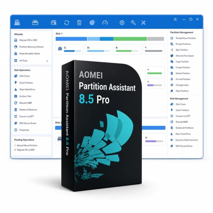 AOMEI Partition Assistant 8.5 Pro
